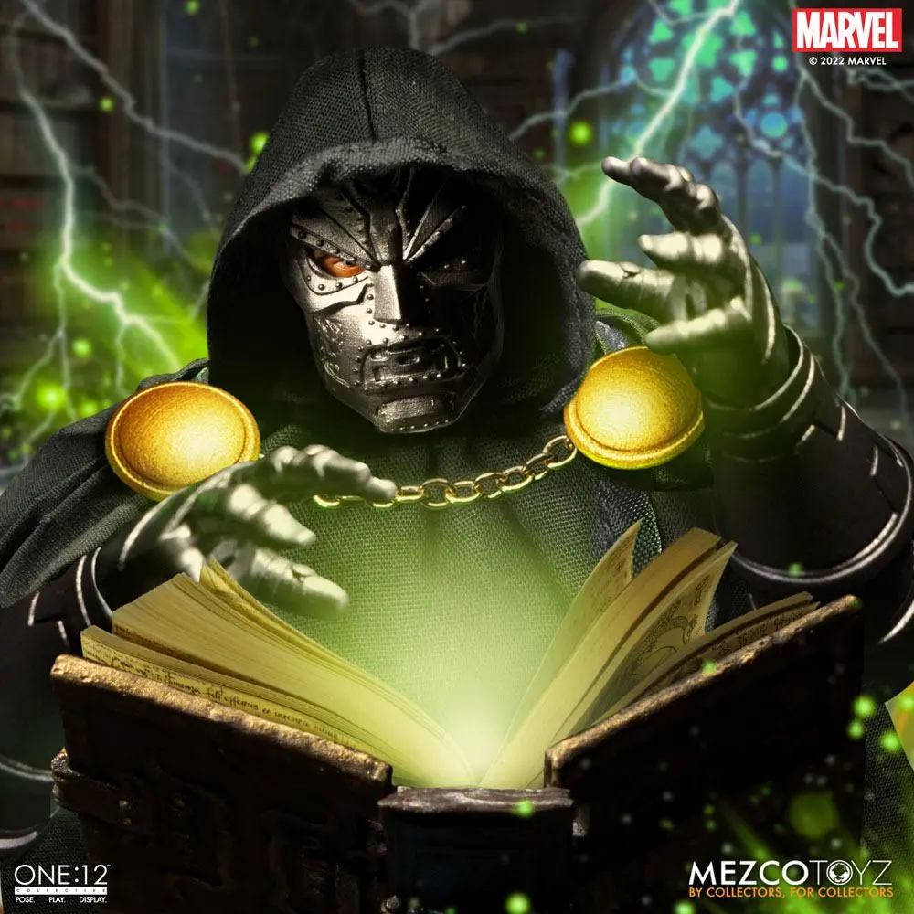 Marvel akcijska figura 1/12 Doctor Doom 17 cm fotografija izdelka