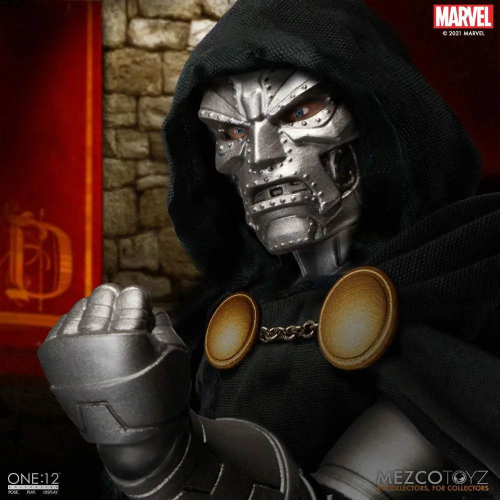 Marvel akcijska figura 1/12 Doctor Doom 17 cm fotografija izdelka