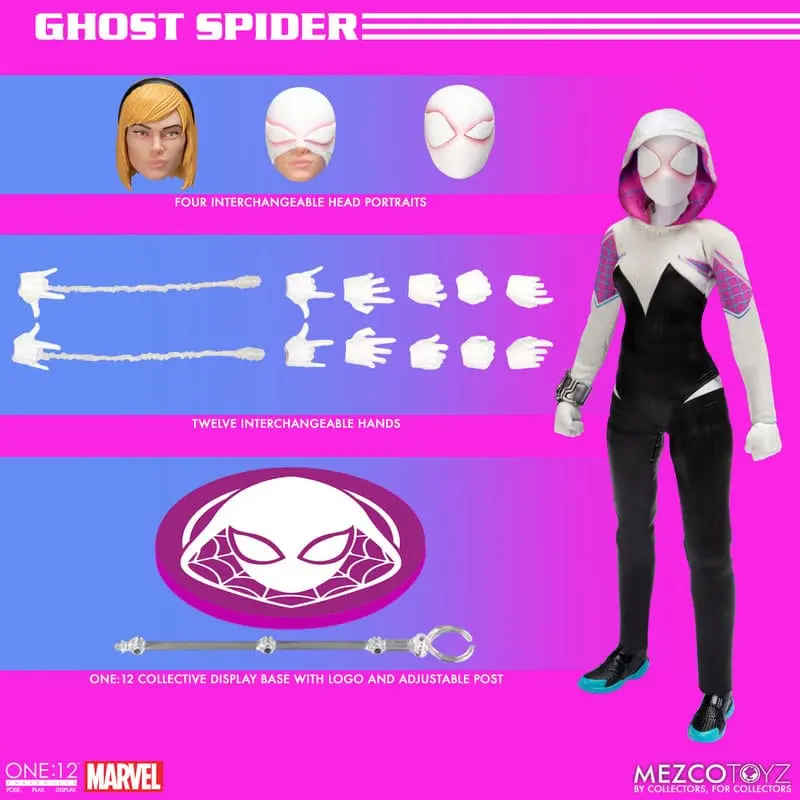 Marvel Action Figure 1/12 Ghost-Spider from Earth-65 16 cm - akcijska figura fotografija izdelka