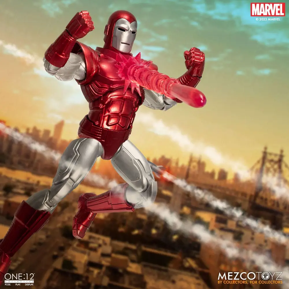 Marvel Akcijska figura 1/12 Iron Man (Silver Centurion Edition) 16 cm fotografija izdelka