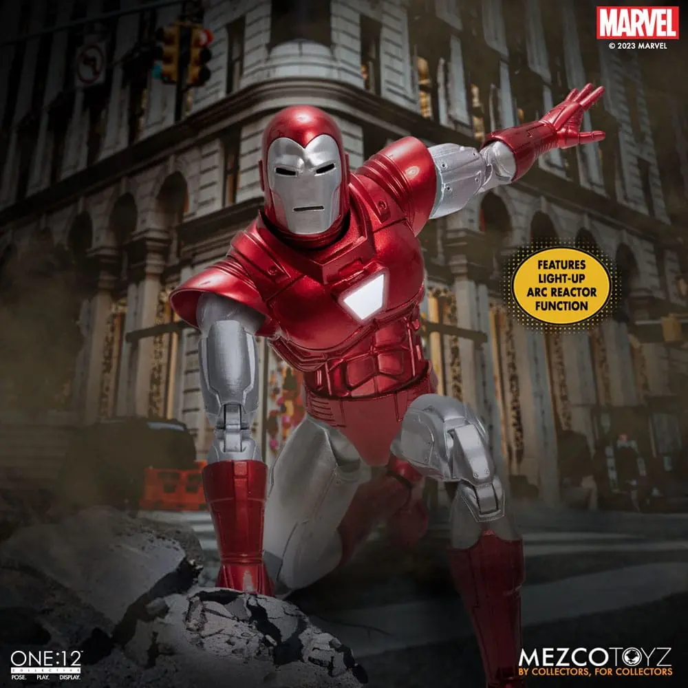 Marvel Akcijska figura 1/12 Iron Man (Silver Centurion Edition) 16 cm fotografija izdelka