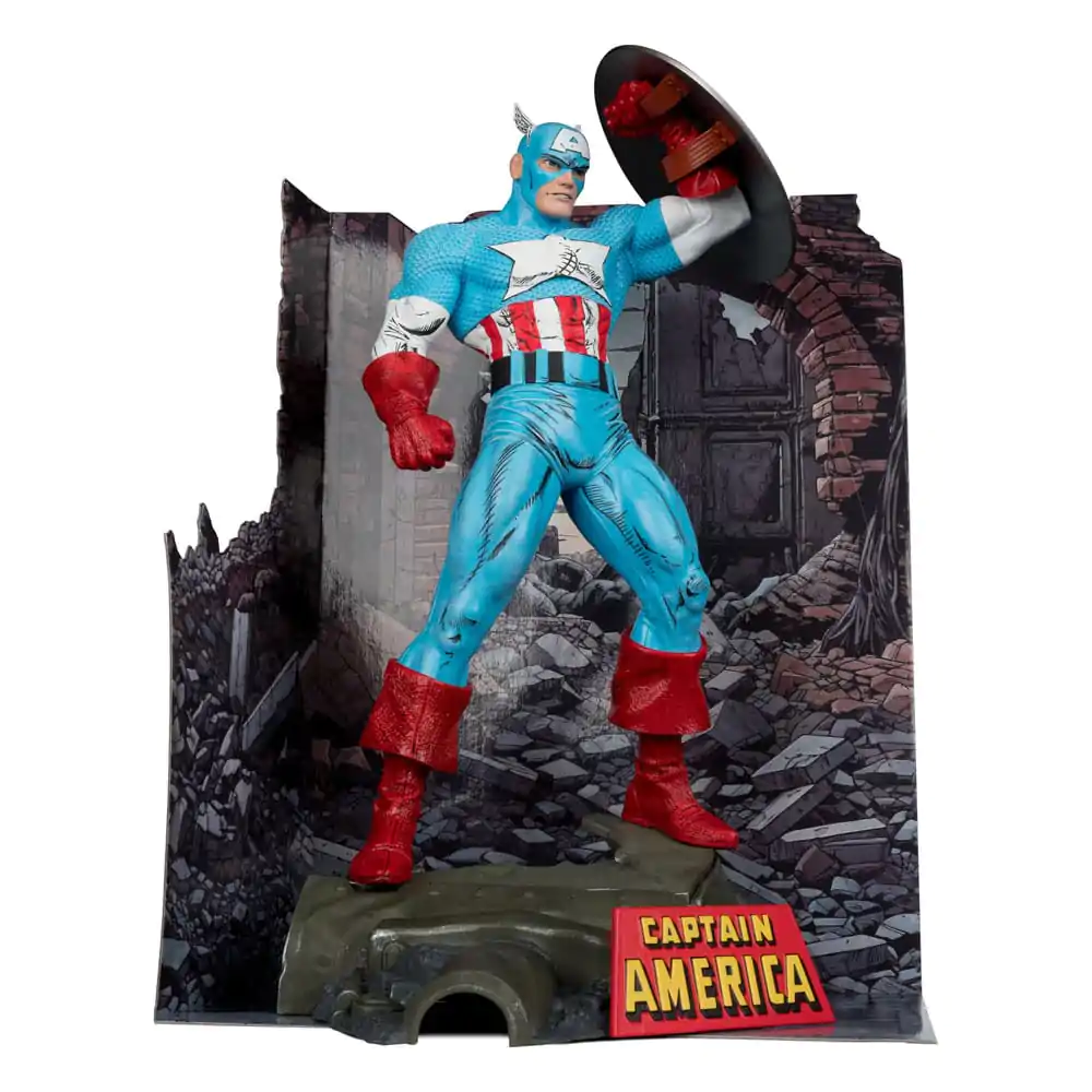 Marvel PVC Kip 1/6 Captain America (The Amazing Spider-Man #323) 28 cm fotografija izdelka