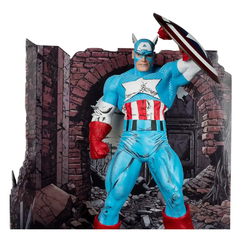 Marvel PVC Kip 1/6 Captain America (The Amazing Spider-Man #323) 28 cm fotografija izdelka