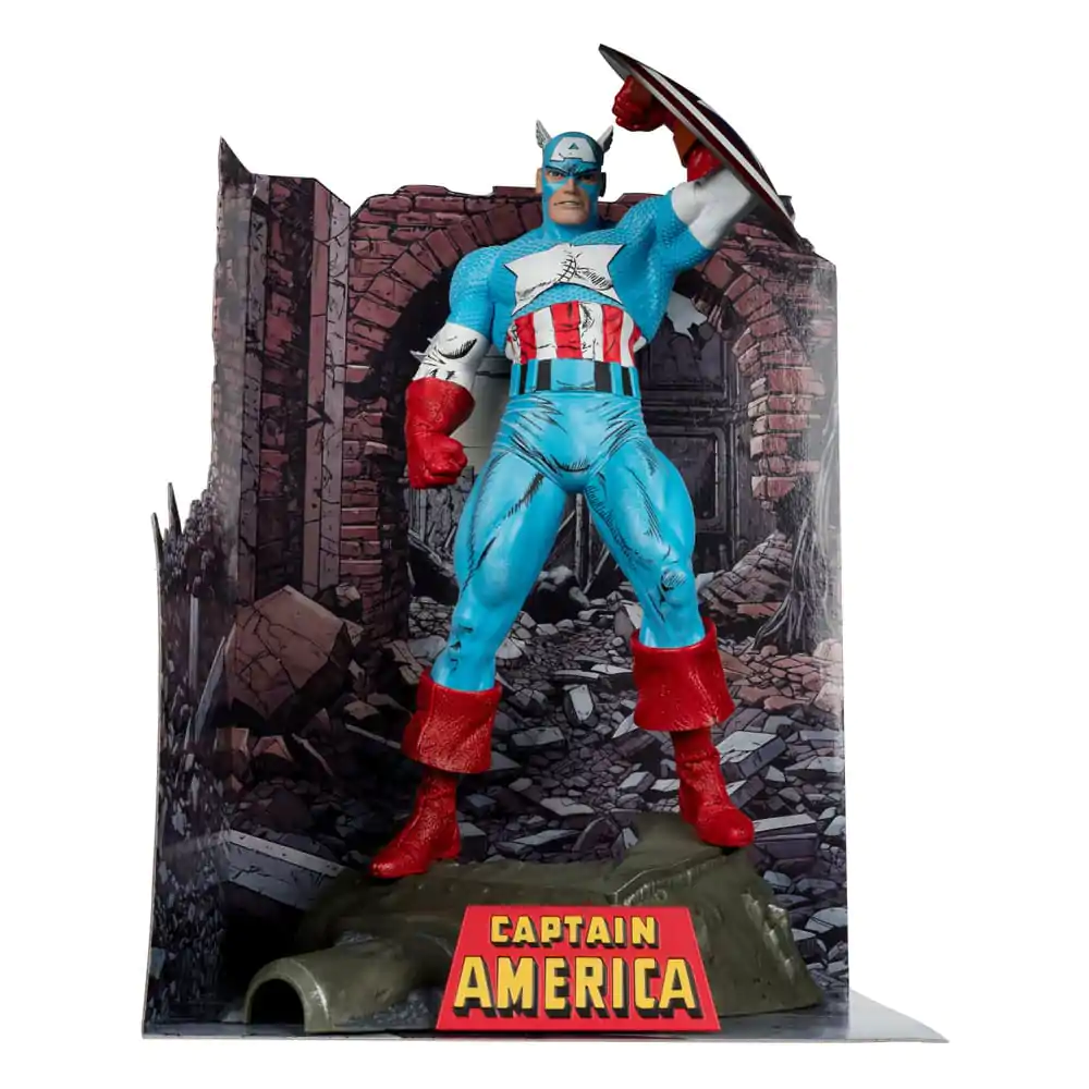 Marvel PVC Kip 1/6 Captain America (The Amazing Spider-Man #323) 28 cm fotografija izdelka