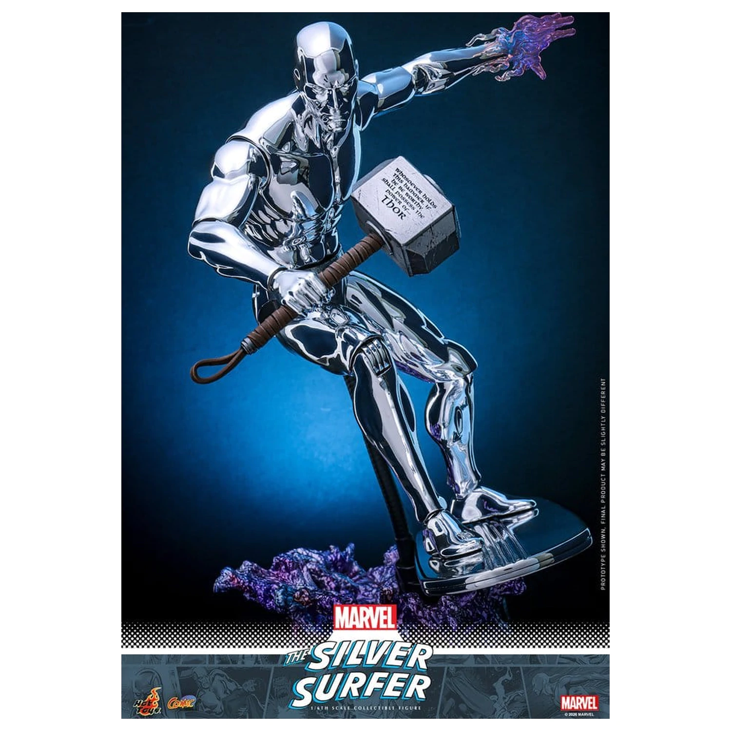 Marvel Akcijska Figura 1/6 Silver Surfer 32 cm fotografija izdelka