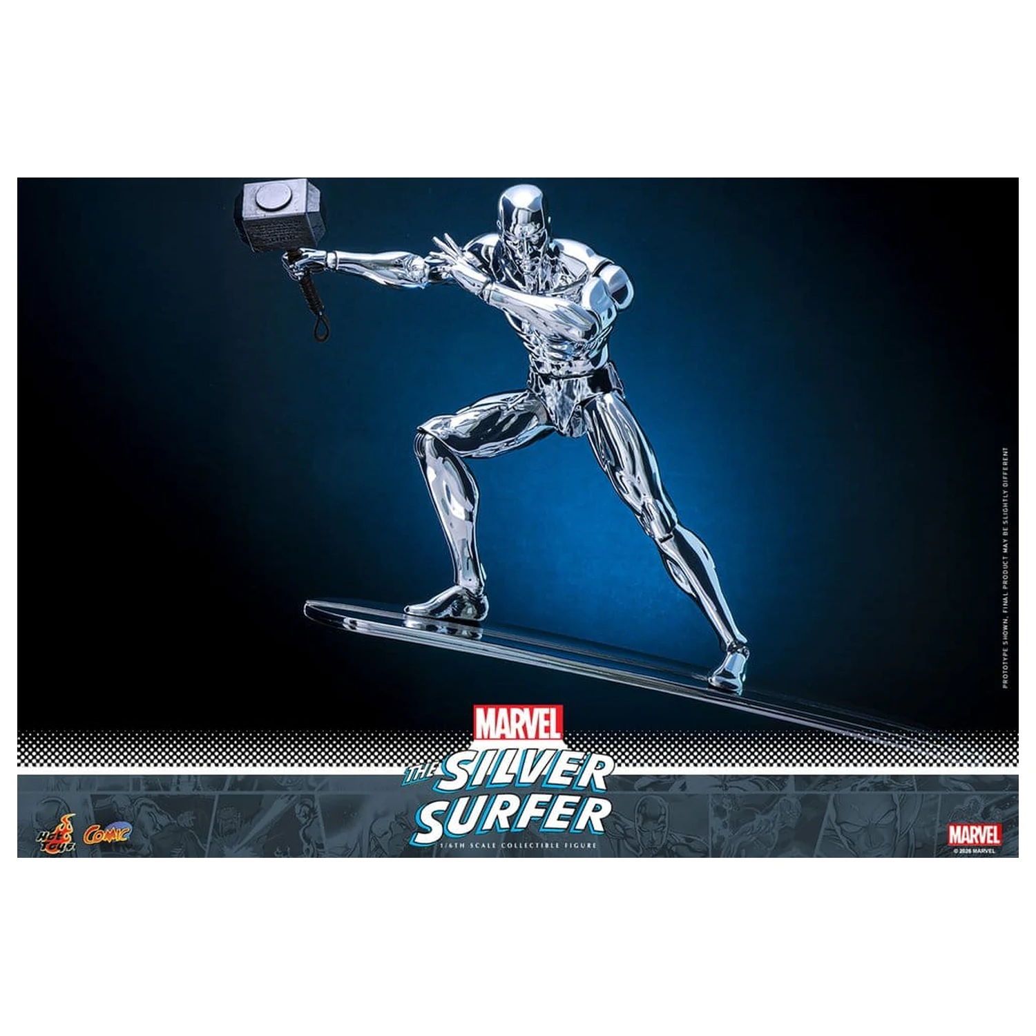 Marvel Akcijska Figura 1/6 Silver Surfer 32 cm fotografija izdelka