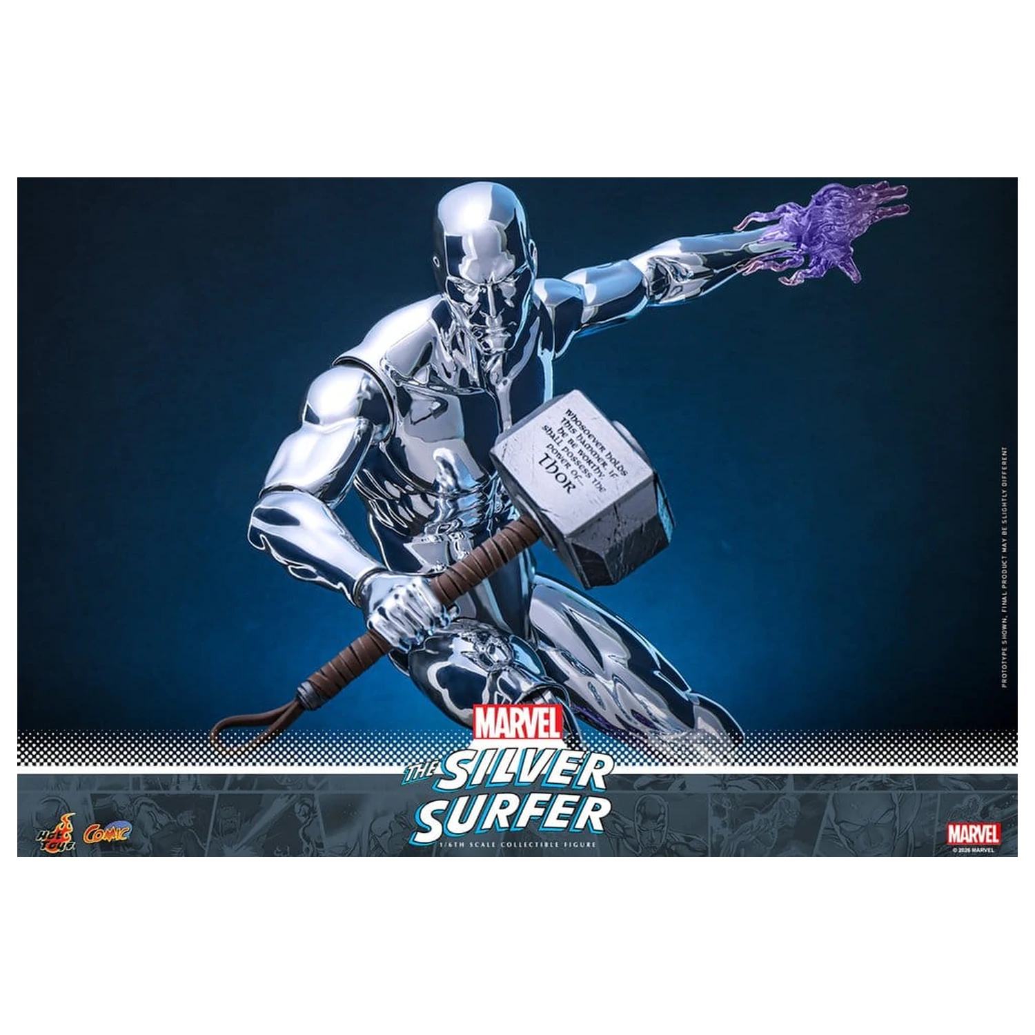 Marvel Akcijska Figura 1/6 Silver Surfer 32 cm fotografija izdelka
