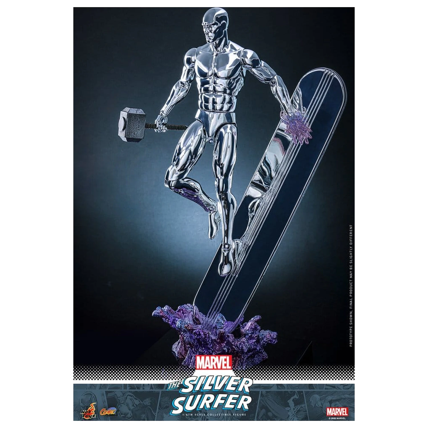 Marvel Akcijska Figura 1/6 Silver Surfer 32 cm fotografija izdelka