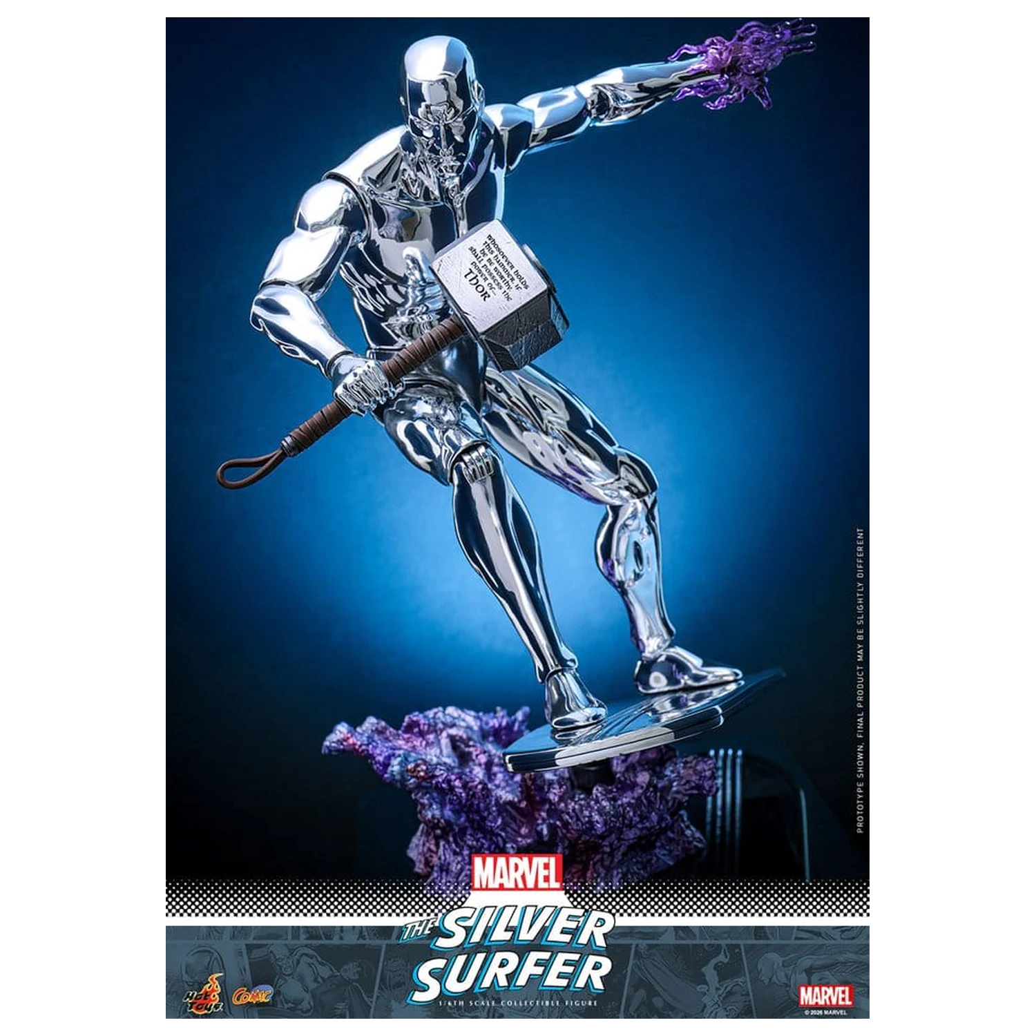 Marvel Akcijska Figura 1/6 Silver Surfer 32 cm fotografija izdelka