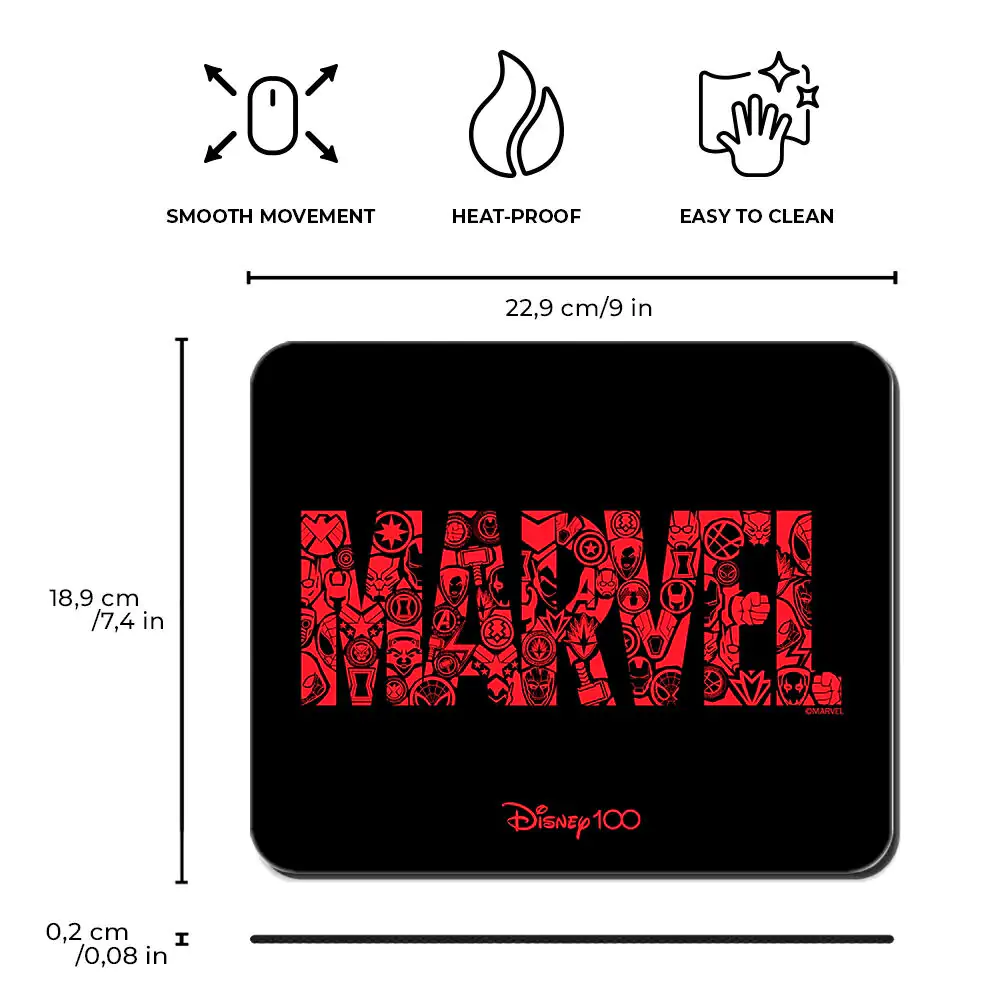 Marvel 100th Anniversary Disney podloga za miško fotografija izdelka