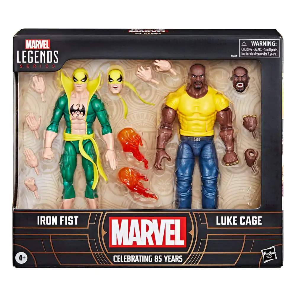 Marvel 85th Anniversary Marvel Legends akcijska figura dvojno pakiranje Iron Fist & Luke Cage 15 cm fotografija izdelka