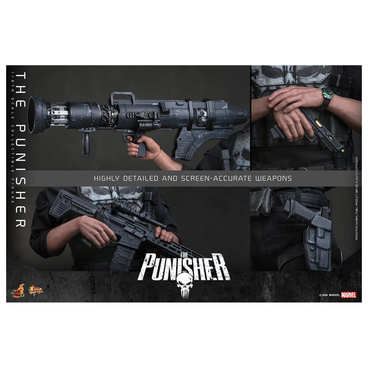 Marvel akcijska figura 1/6 The Punisher 31 cm fotografija izdelka