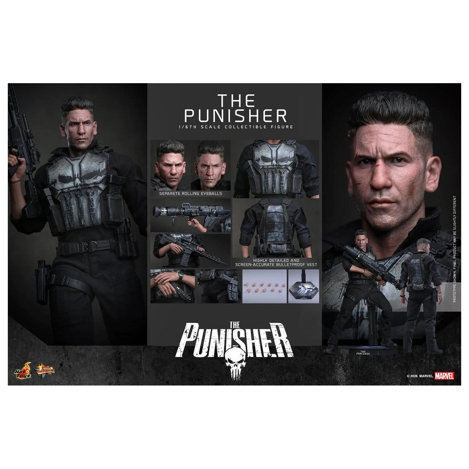 Marvel akcijska figura 1/6 The Punisher 31 cm fotografija izdelka