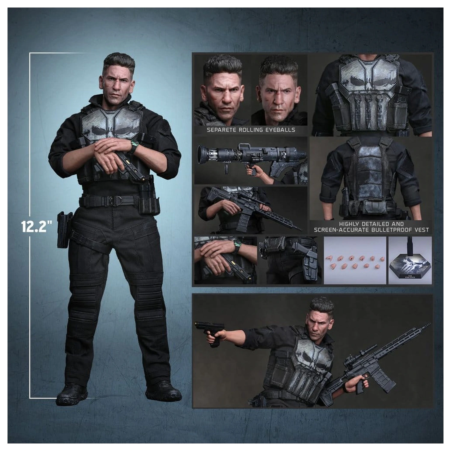 Marvel akcijska figura 1/6 The Punisher 31 cm fotografija izdelka