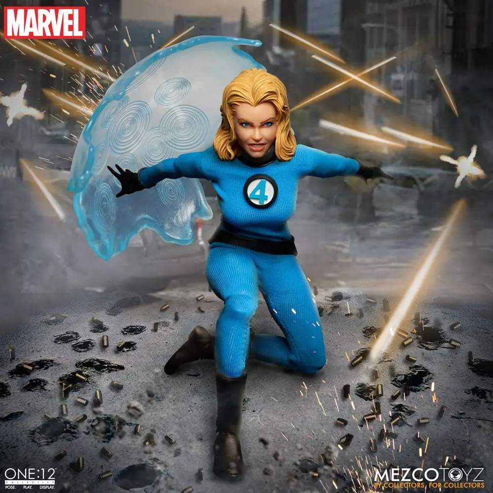 Marvel Akcijske Figure 1/12 Fantastic Four Deluxe Steel Set škatel 16 cm fotografija izdelka