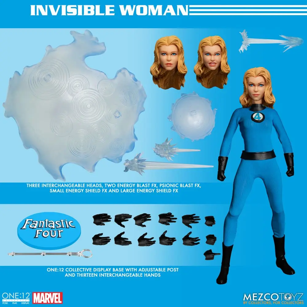 Marvel Akcijske Figure 1/12 Fantastic Four Deluxe Steel Set škatel 16 cm fotografija izdelka