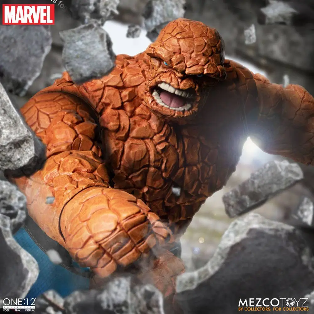 Marvel Akcijske Figure 1/12 Fantastic Four Deluxe Steel Set škatel 16 cm fotografija izdelka