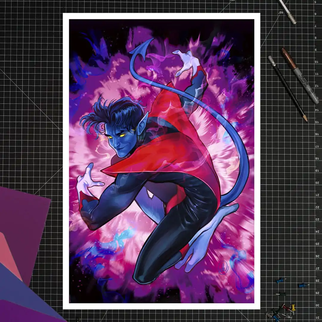 Marvel Art Print Nightcrawler 41 x 61 cm - brez okvirja fotografija izdelka