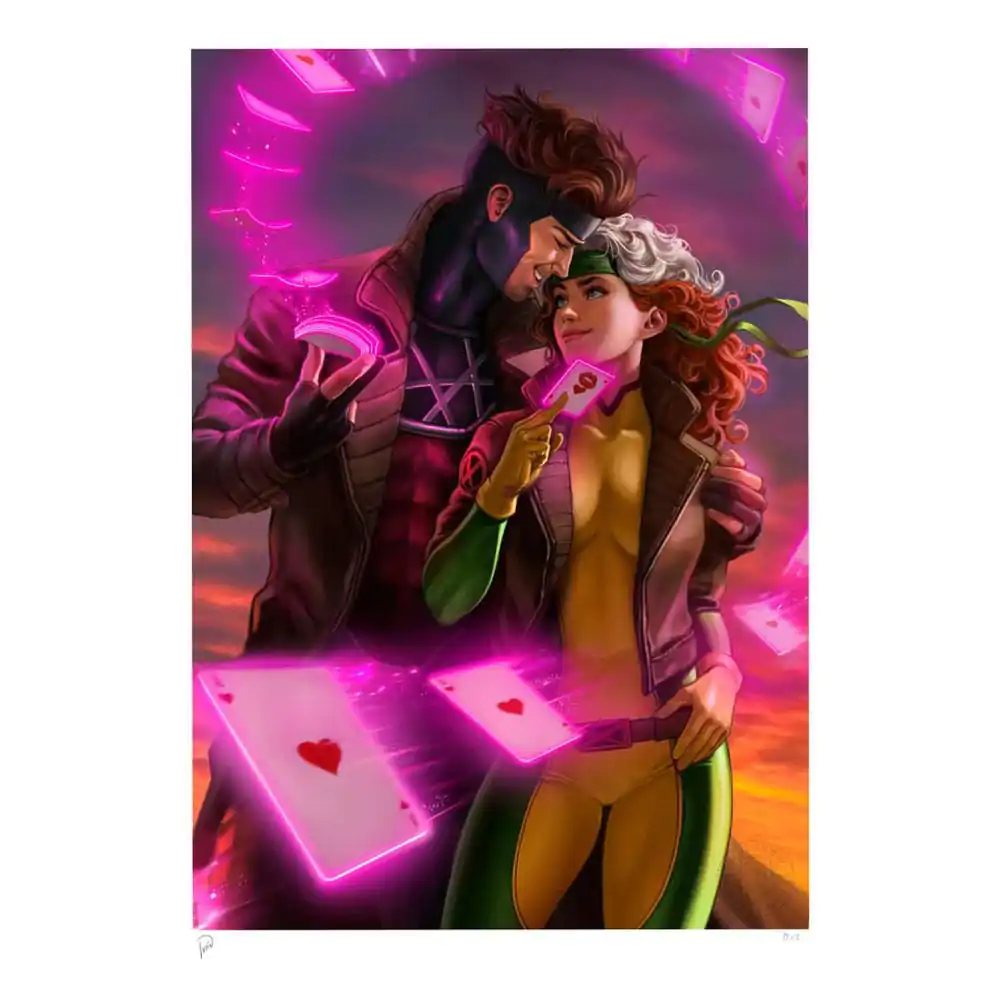 Marvel Art Print Rogue & Gambit 46 x 61 cm - brez okvirja fotografija izdelka