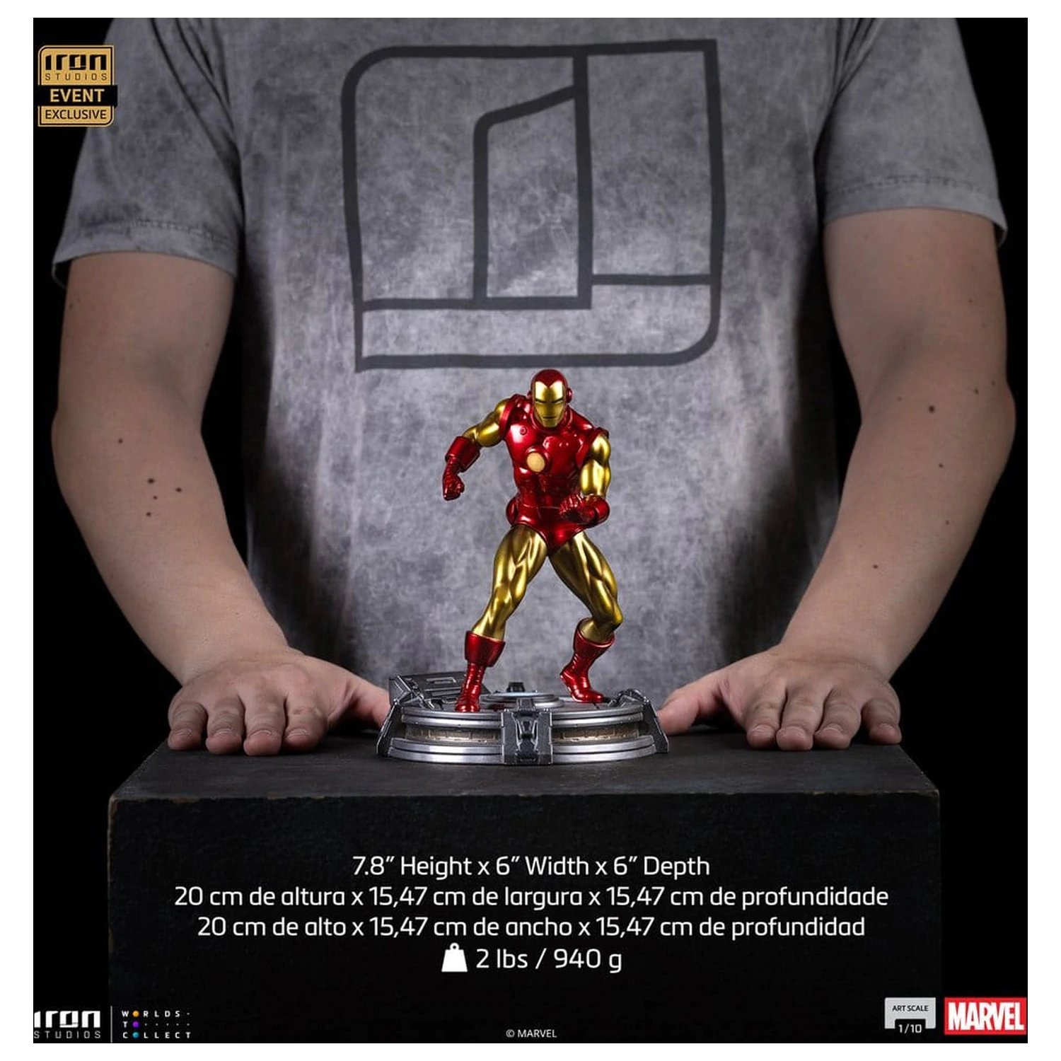 Marvel Art Scale kip 1/10 Iron Man (CCXP Exclusive 2025) 20 cm fotografija izdelka