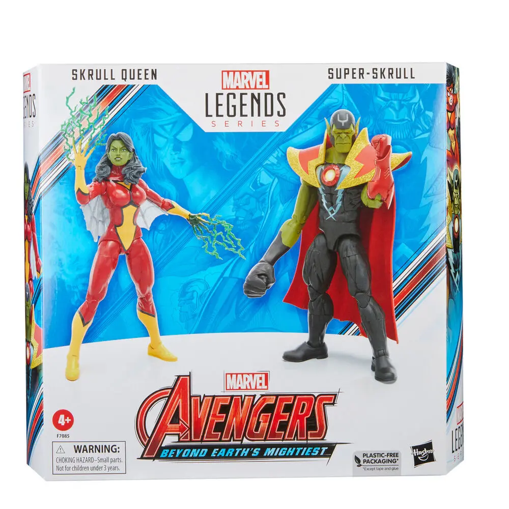 Avengers Marvel Legends akcijske figure Skrull Queen & Super-Skrull 15 cm fotografija izdelka