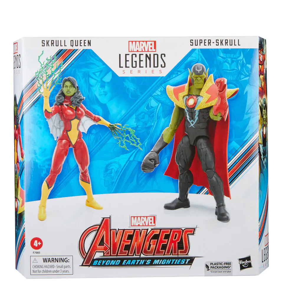 Avengers Marvel Legends akcijske figure Skrull Queen & Super-Skrull 15 cm fotografija izdelka