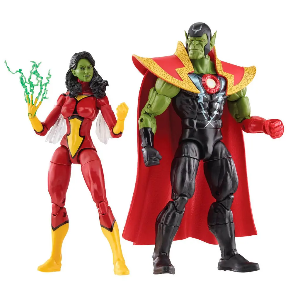 Avengers Marvel Legends akcijske figure Skrull Queen & Super-Skrull 15 cm fotografija izdelka