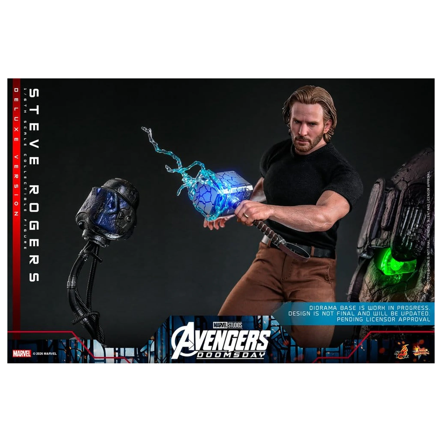 Marvel Avengers: Doomsday Movie Masterpiece akcijska figura 1/6 Steve Rogers (Deluxe različica) 31 cm fotografija izdelka