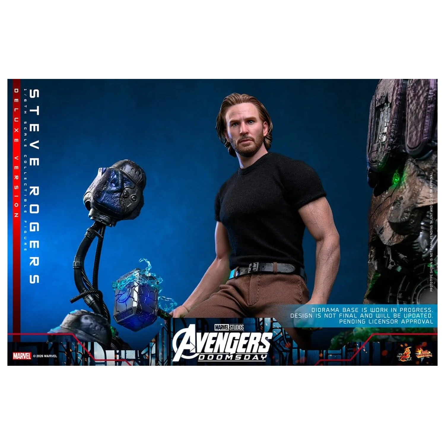 Marvel Avengers: Doomsday Movie Masterpiece akcijska figura 1/6 Steve Rogers (Deluxe različica) 31 cm fotografija izdelka