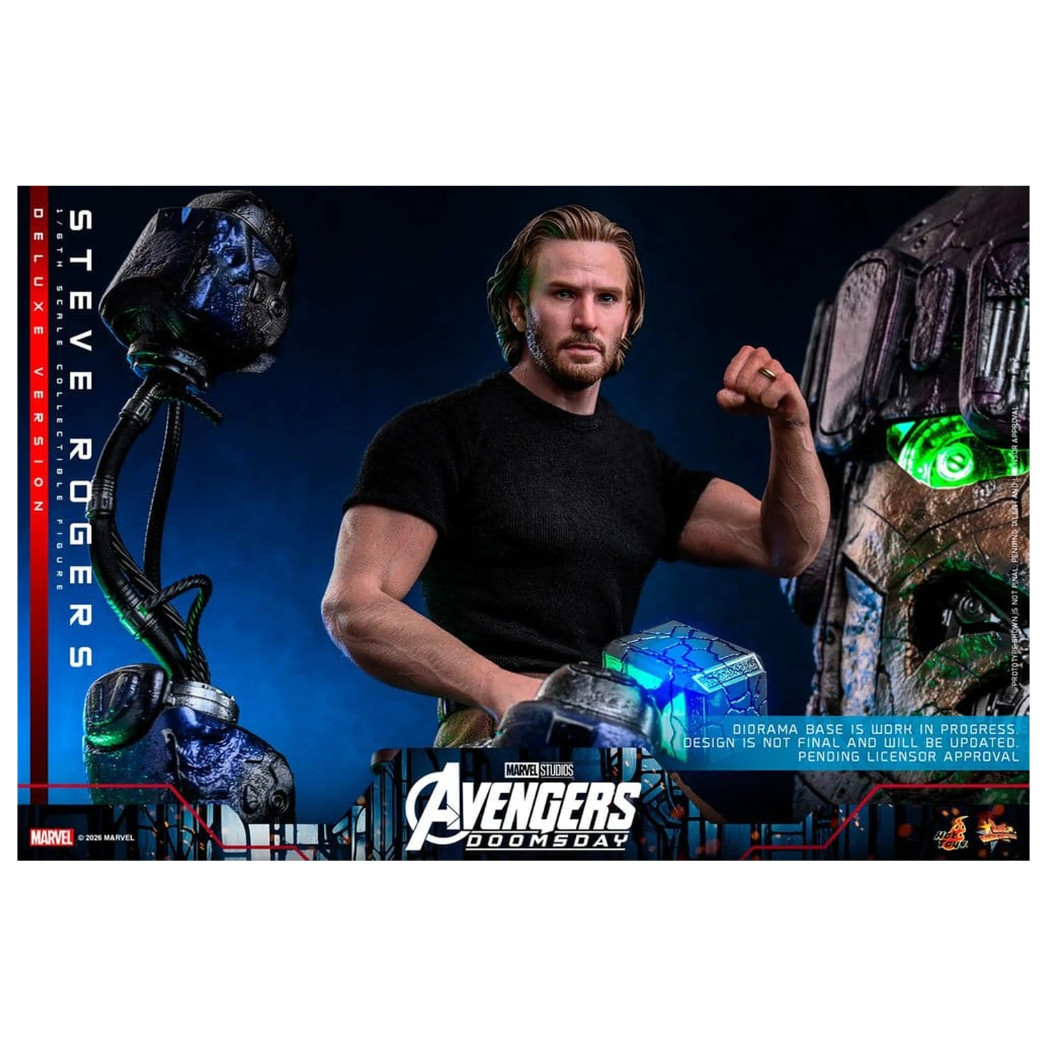 Marvel Avengers: Doomsday Movie Masterpiece akcijska figura 1/6 Steve Rogers (Deluxe različica) 31 cm fotografija izdelka