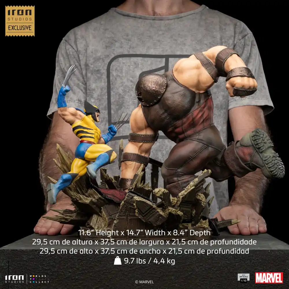 Marvel BDS Art Scale Kip 1/10 Wolverine vs Juggernaut heo EU Exclusive 30 cm fotografija izdelka