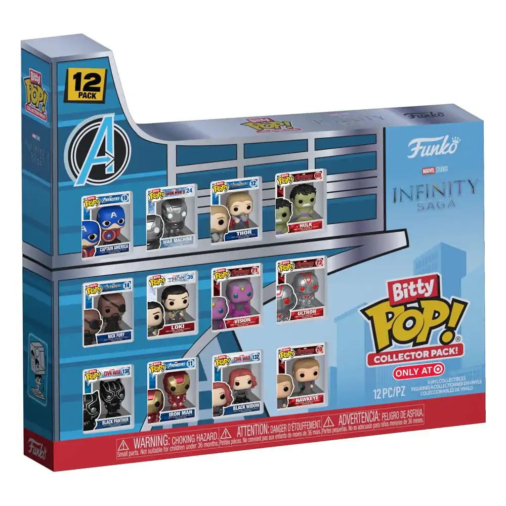 Marvel Bitty Funko POP! Vinil Figure 12-Pack Infinity Saga 2,5 cm fotografija izdelka