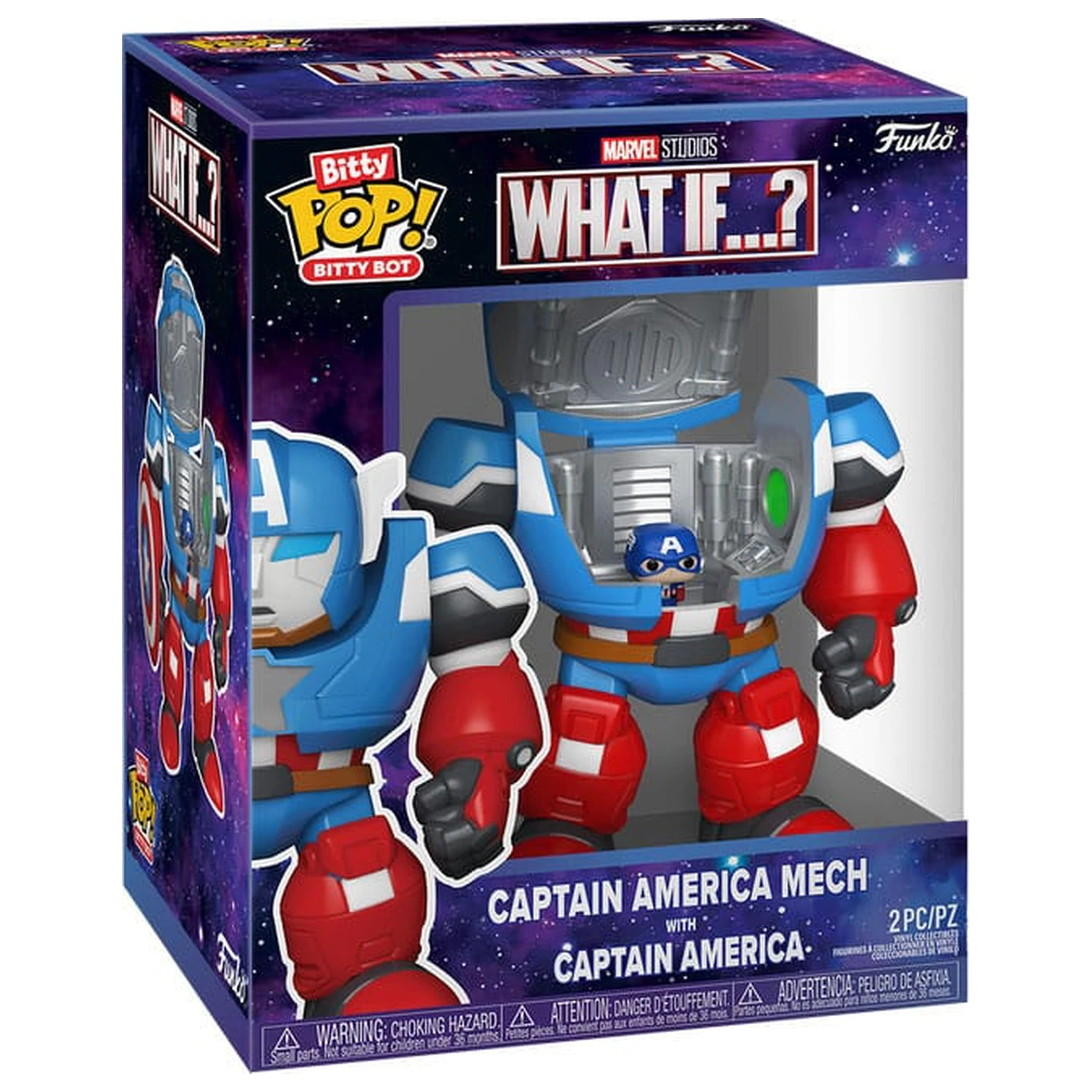 Marvel Bitty Funko POP! Bots figurica WI- CA Mech w/Cap 11,7 cm fotografija izdelka