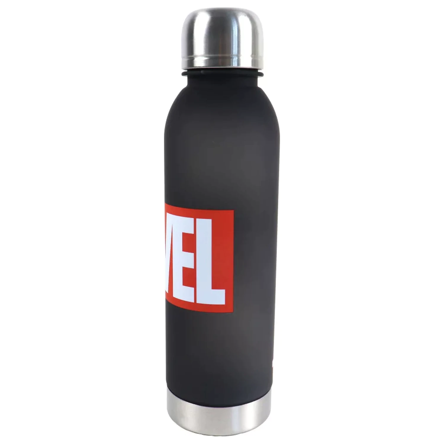 Marvel črna plastična steklenica za vodo z navojnim zamaškom 750 ml fotografija izdelka