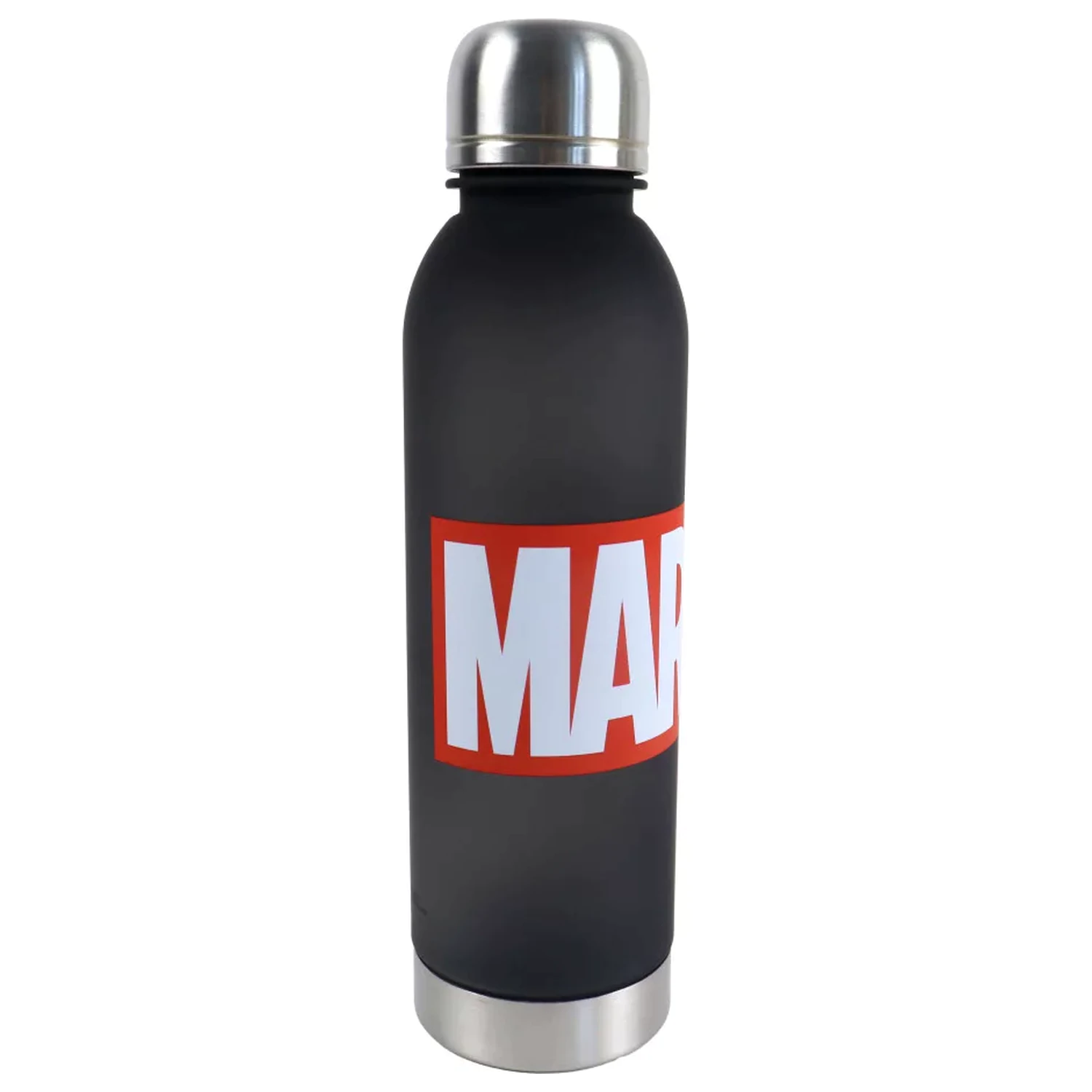 Marvel črna plastična steklenica za vodo z navojnim zamaškom 750 ml fotografija izdelka