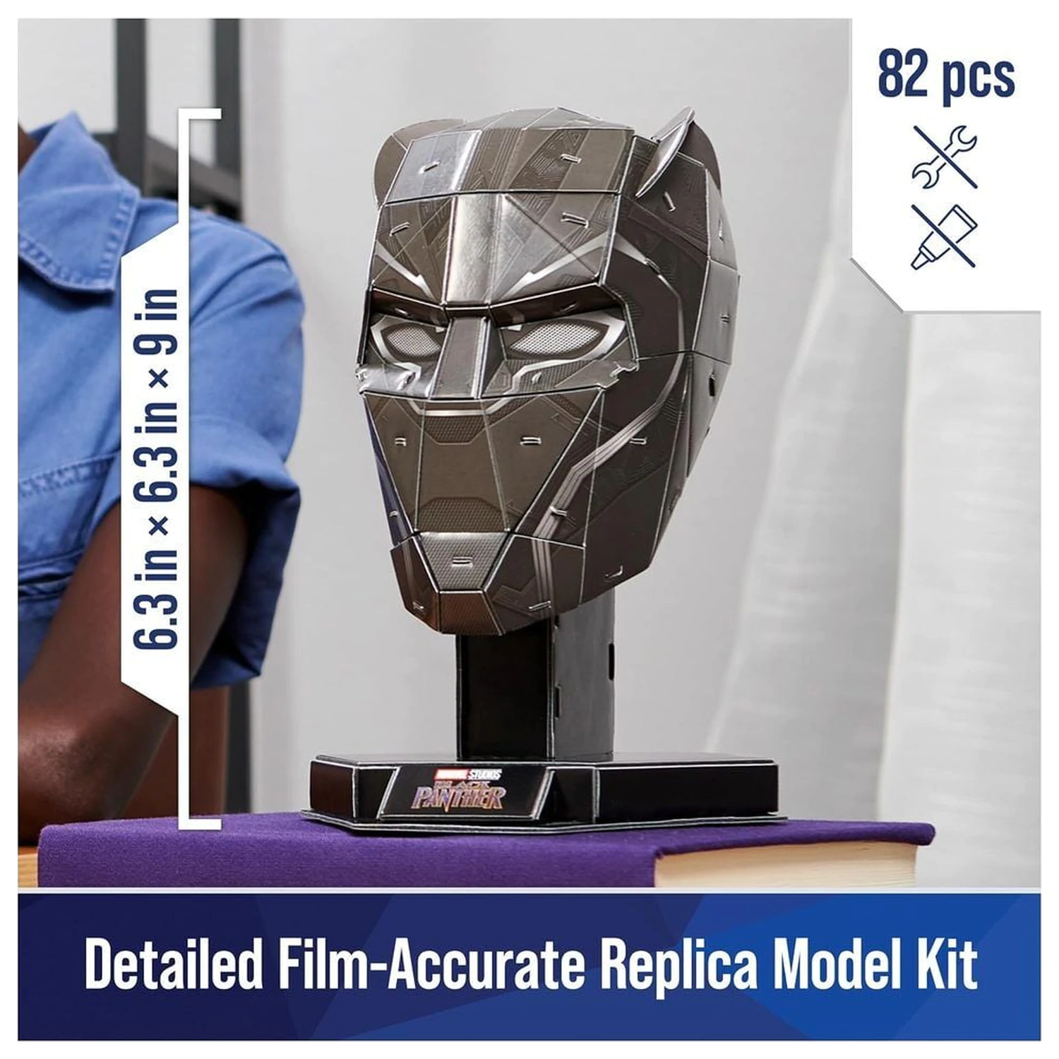 Marvel Black Panther doprsni kip 3D puzzle fotografija izdelka