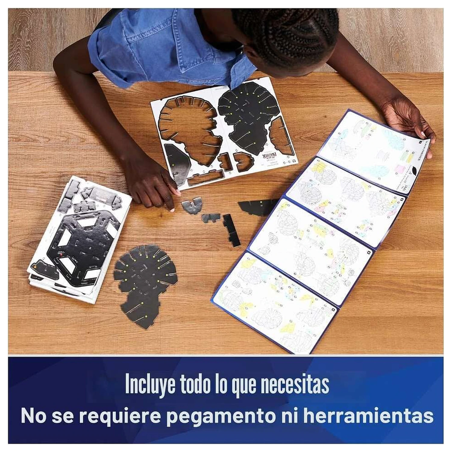 Marvel Black Panther doprsni kip 3D puzzle fotografija izdelka