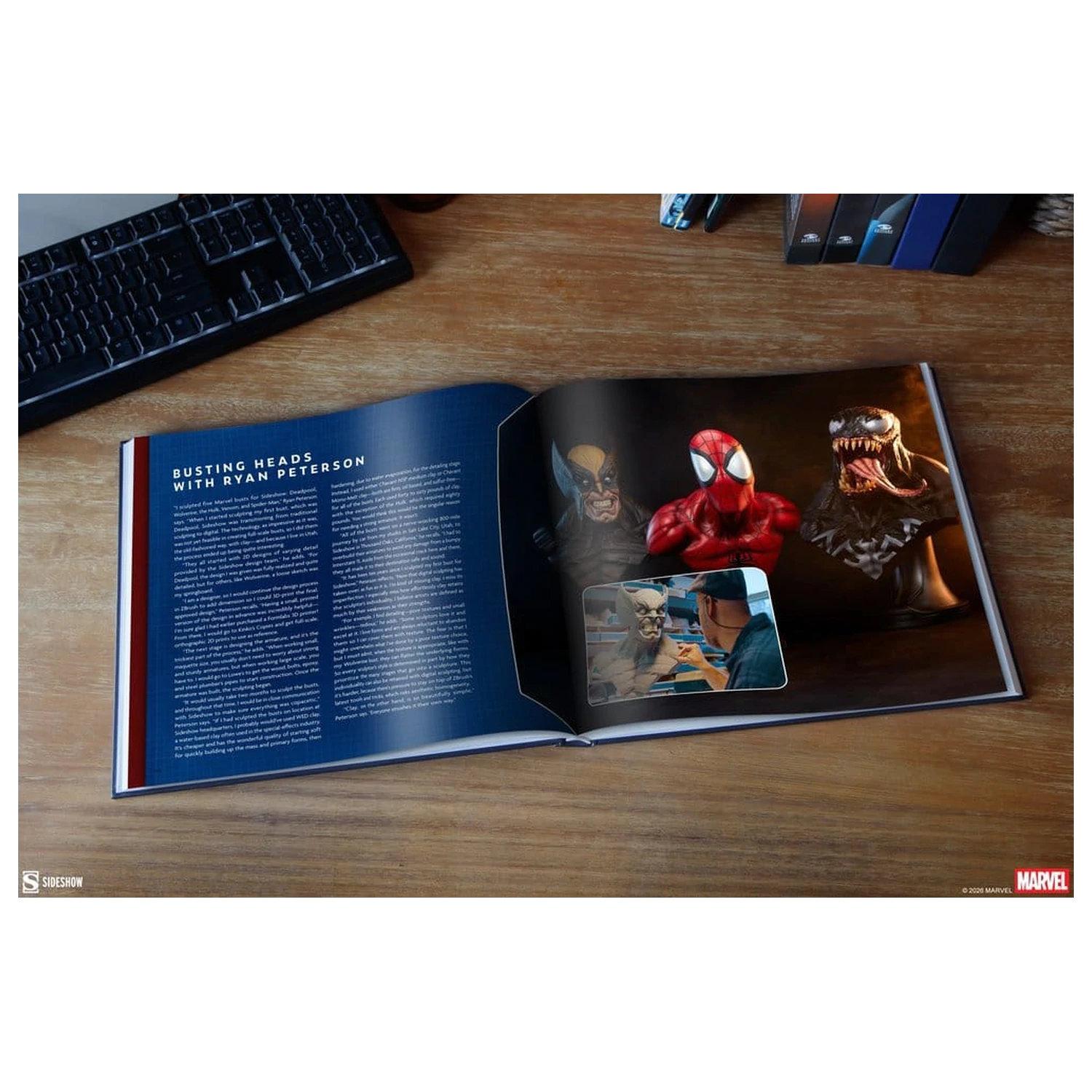 Marvel Book Zbiranje the Universe: The Art of Sideshow (Trda vezava) fotografija izdelka