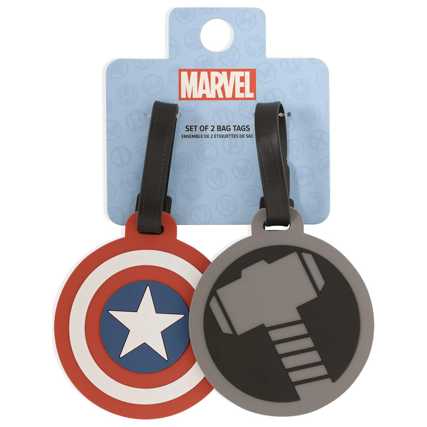 Marvel Avengers set 2 etiket za prtljago fotografija izdelka