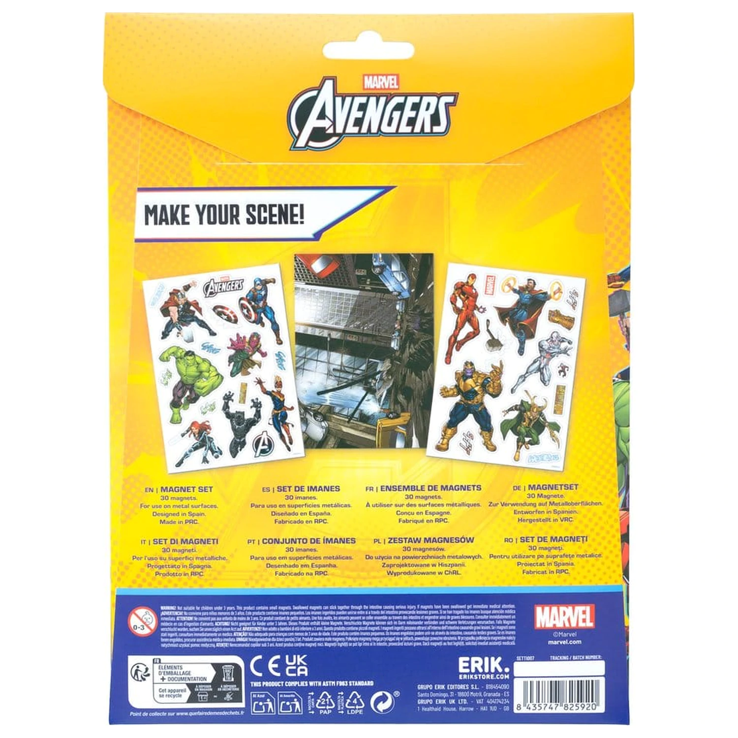 Marvel Die-Cut komplet magnetov Avengers fotografija izdelka