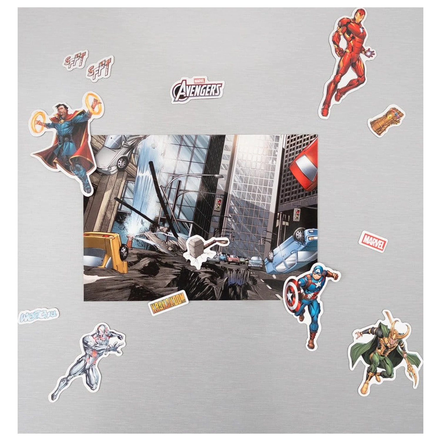 Marvel Die-Cut komplet magnetov Avengers fotografija izdelka