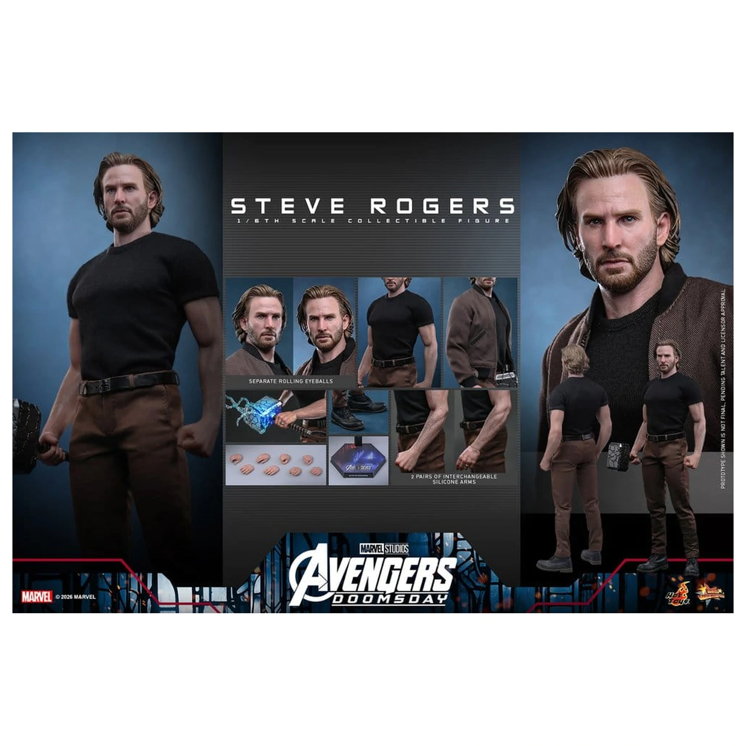 Marvel Avengers: Doomsday Movie Masterpiece akcijska figura 1/6 Steve Rogers 31 cm fotografija izdelka