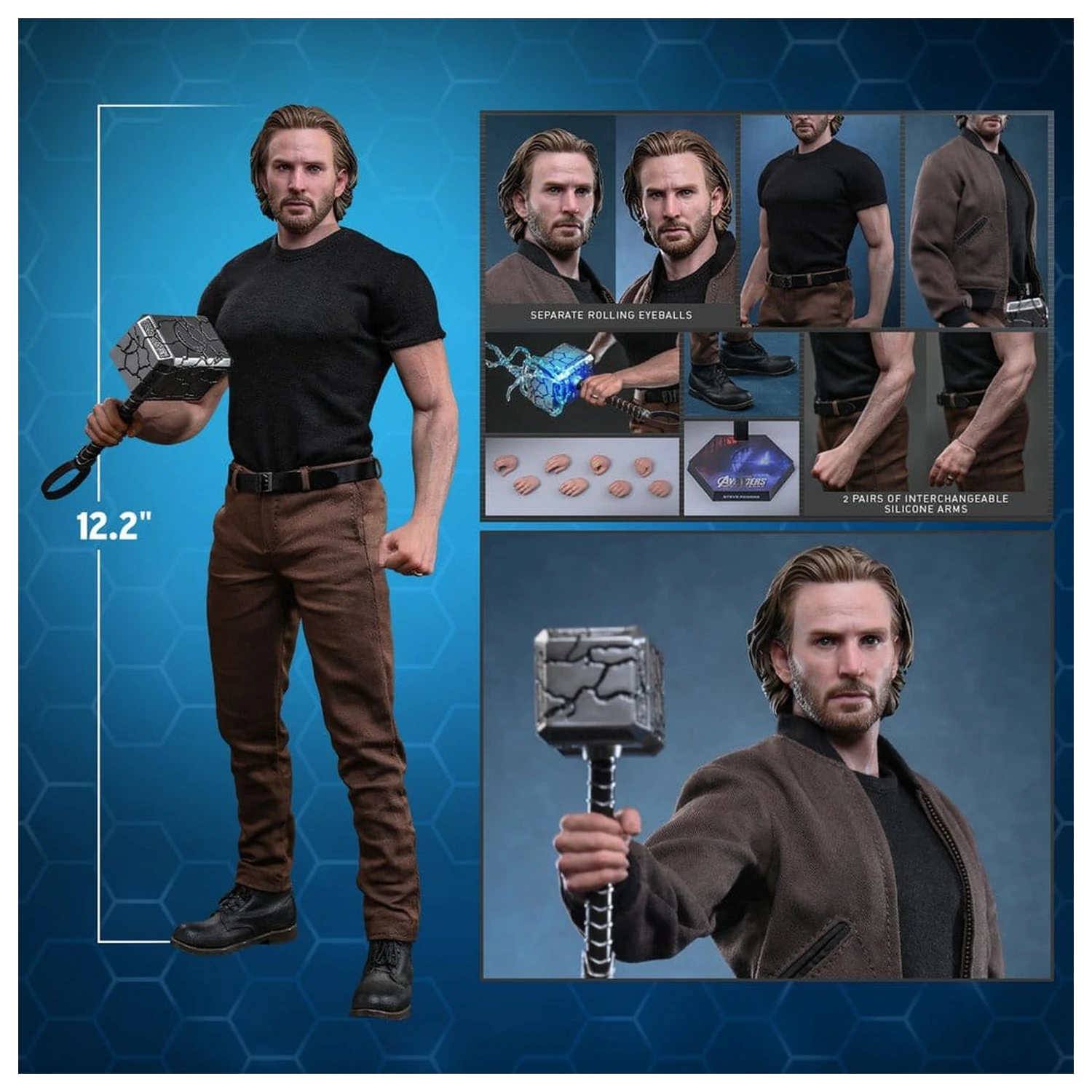Marvel Avengers: Doomsday Movie Masterpiece akcijska figura 1/6 Steve Rogers 31 cm fotografija izdelka