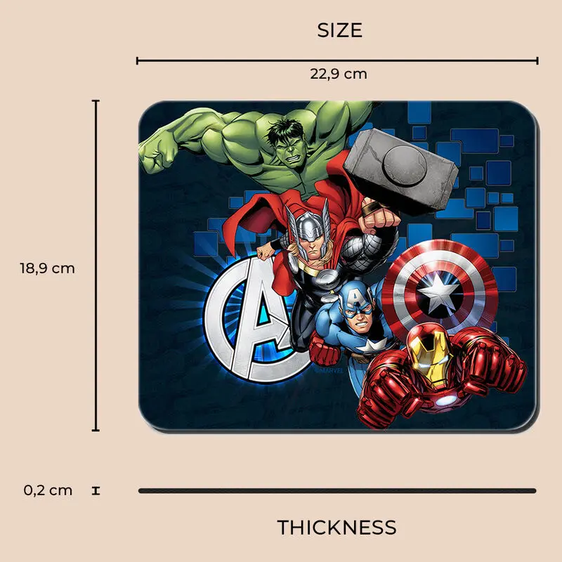 Marvel Avengers podloga za miško fotografija izdelka