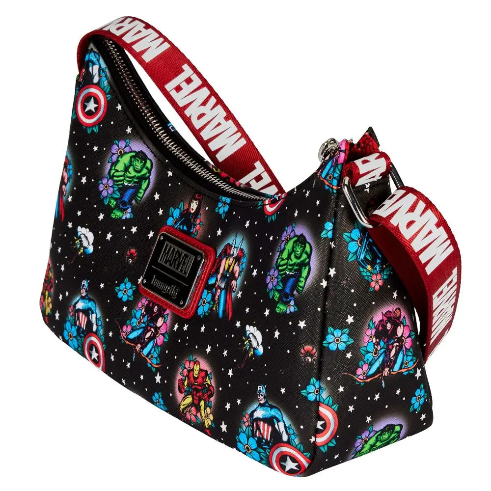 Marvel by Loungefly Crossbody Ogrlica Avengers Tattoo fotografija izdelka