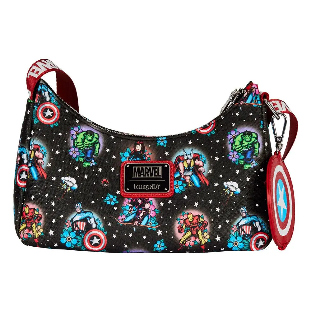 Marvel by Loungefly Crossbody Ogrlica Avengers Tattoo fotografija izdelka