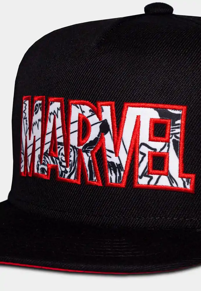 Marvel Snapback kapa Classic Comic Logo fotografija izdelka