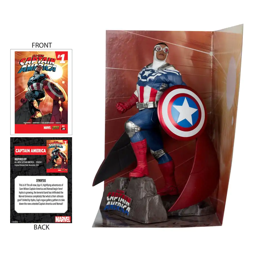 Marvel Collection PVC Kip 1/10 Captain America (All-New Captain America #1) 17 cm fotografija izdelka