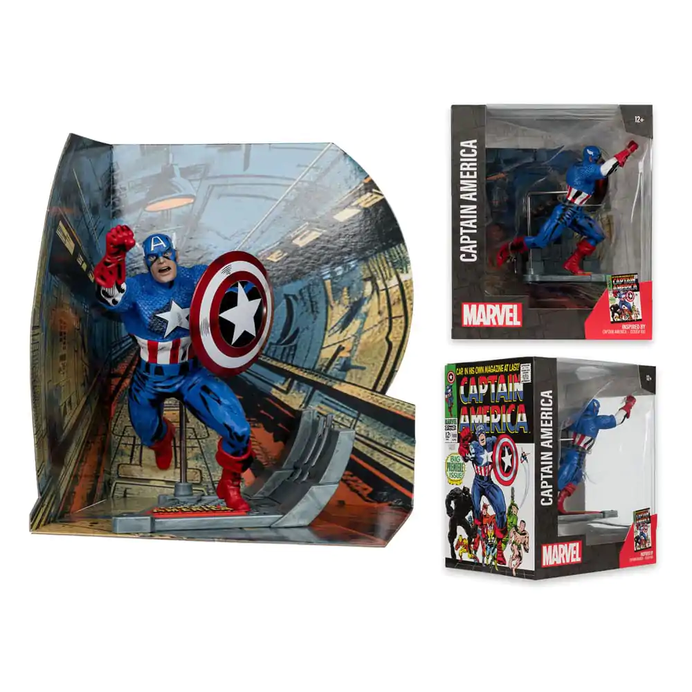 Marvel Collection PVC Kip 1/10 Captain America (Captain America #100) 12 cm fotografija izdelka