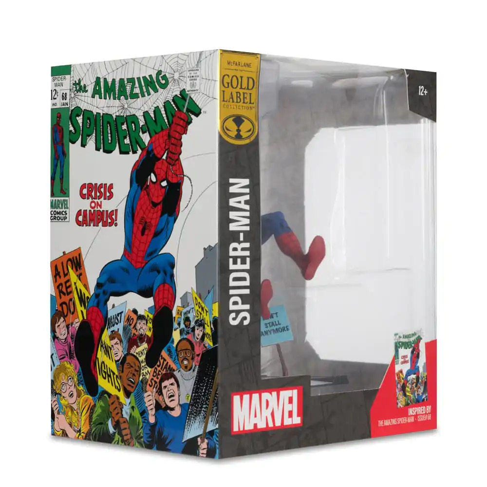 Marvel Collection PVC Kip 1/10 Spider-Man (The Amazing Spider-Man #68) (Gold Label) 15 cm fotografija izdelka